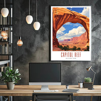 Capitol Reef National Park Vintage Poster