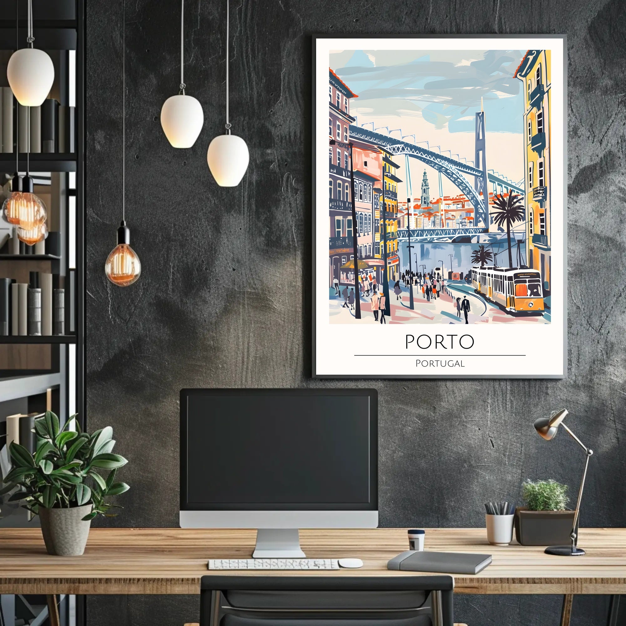 Porto Cityscape Poster PosterGoat