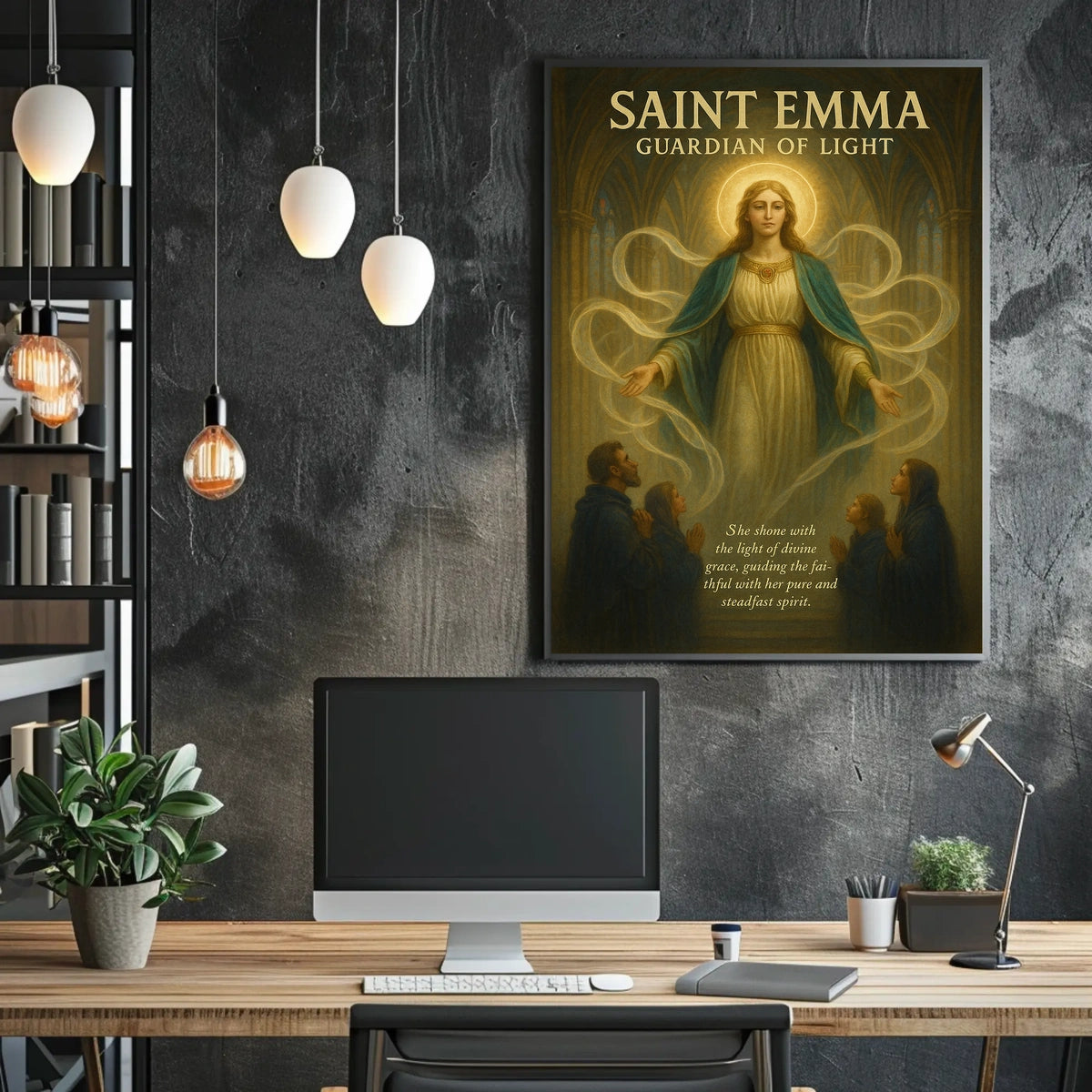 Saint Emma Guardian Of Light Poster
