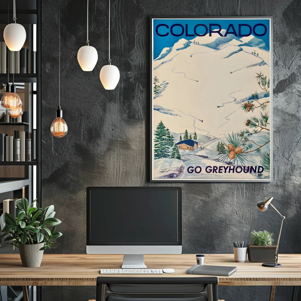 Colorado Ski Adventure Poster