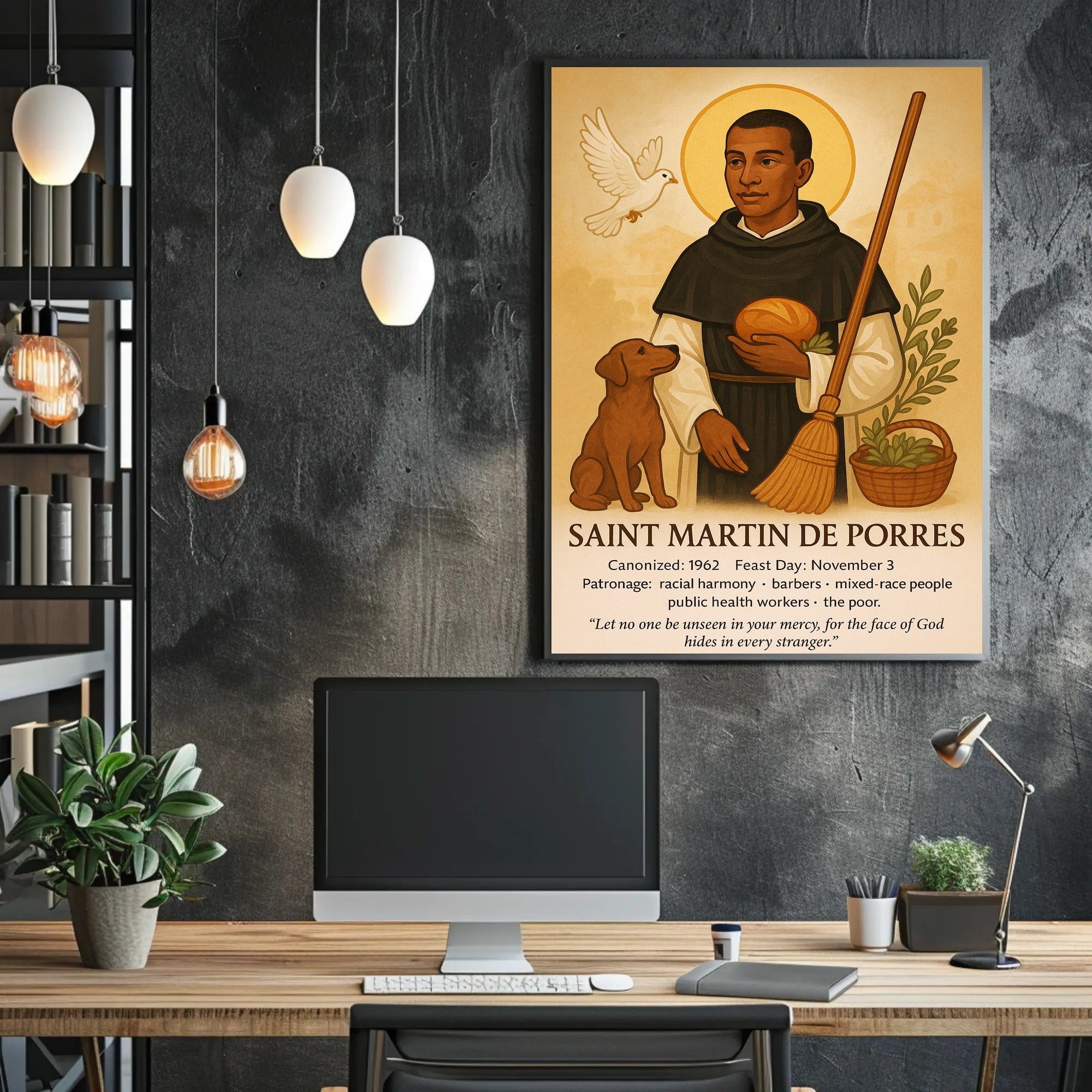 Saint Martin de Porres Poster PosterGoat