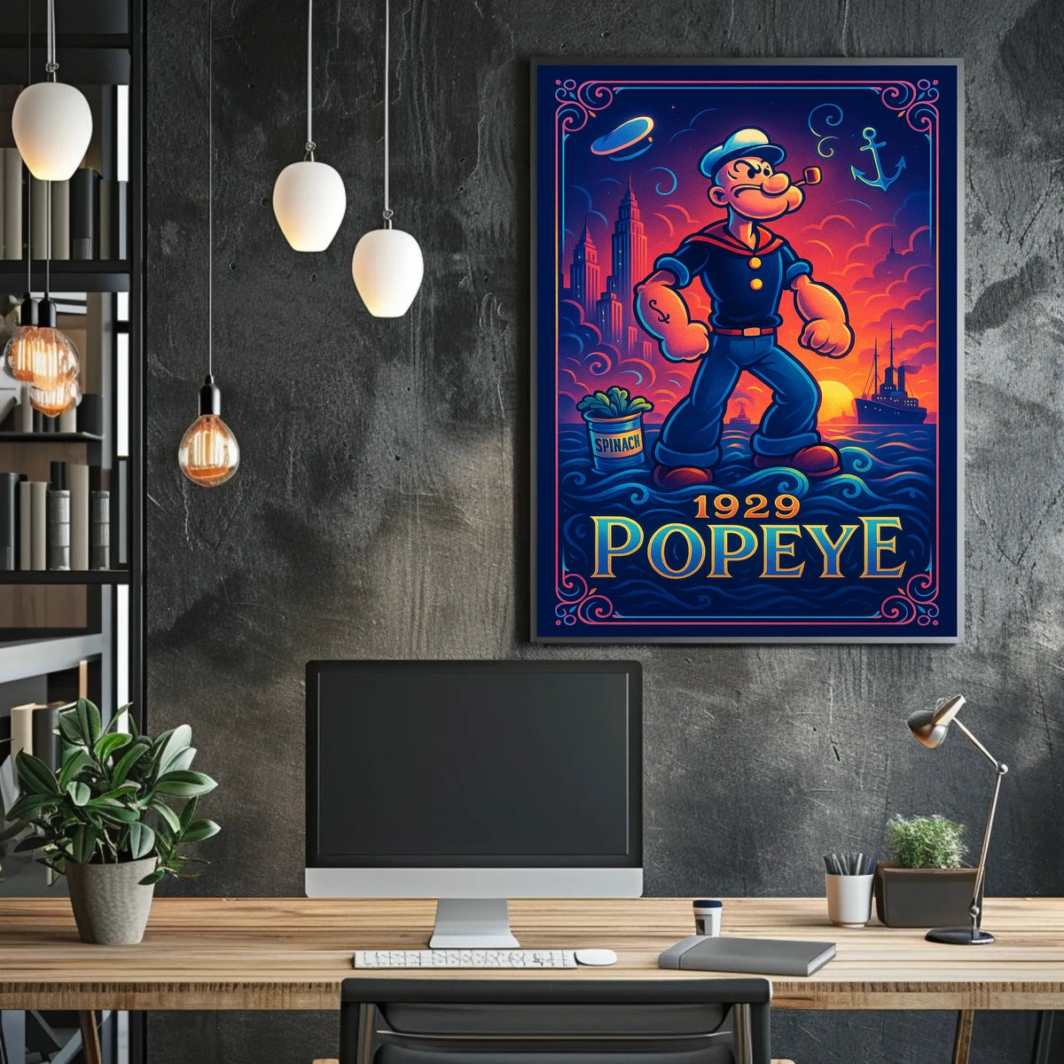 Popeye 1929 Art Poster POP-222