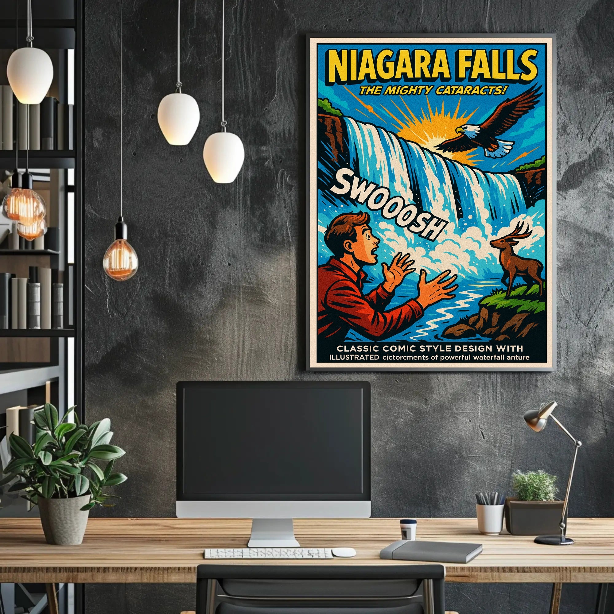 Niagara Falls The Mighty Cataracts Poster PosterGoat