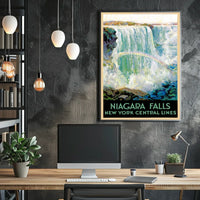 Niagara Falls Vintage Travel Poster