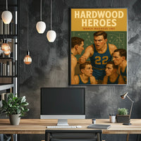 Hardwood Heroes March Madness 1961 Poster