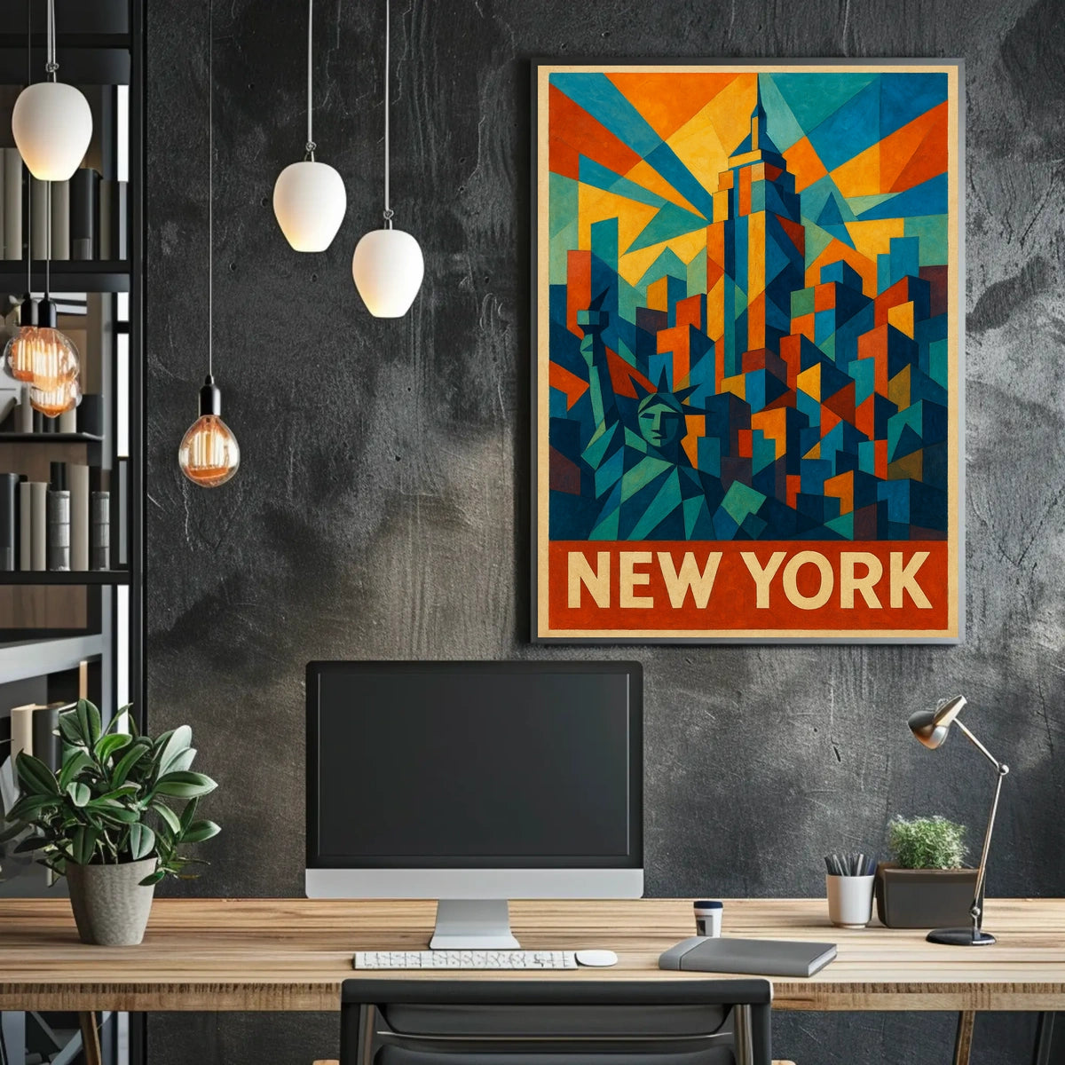 New York Skyline Art Poster