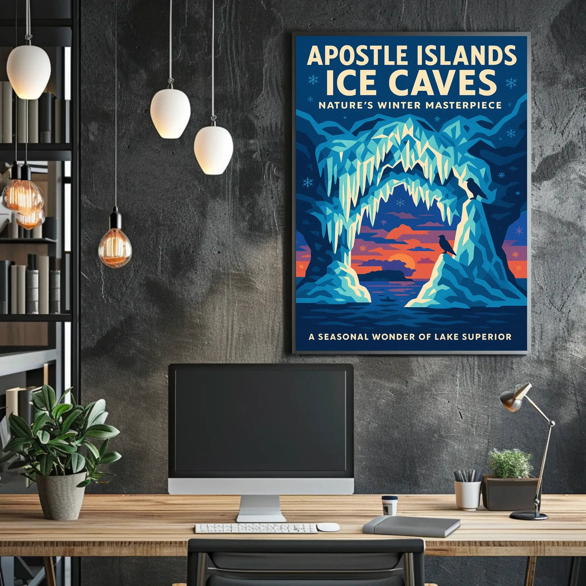 Apostle Islands Ice Caves Poster