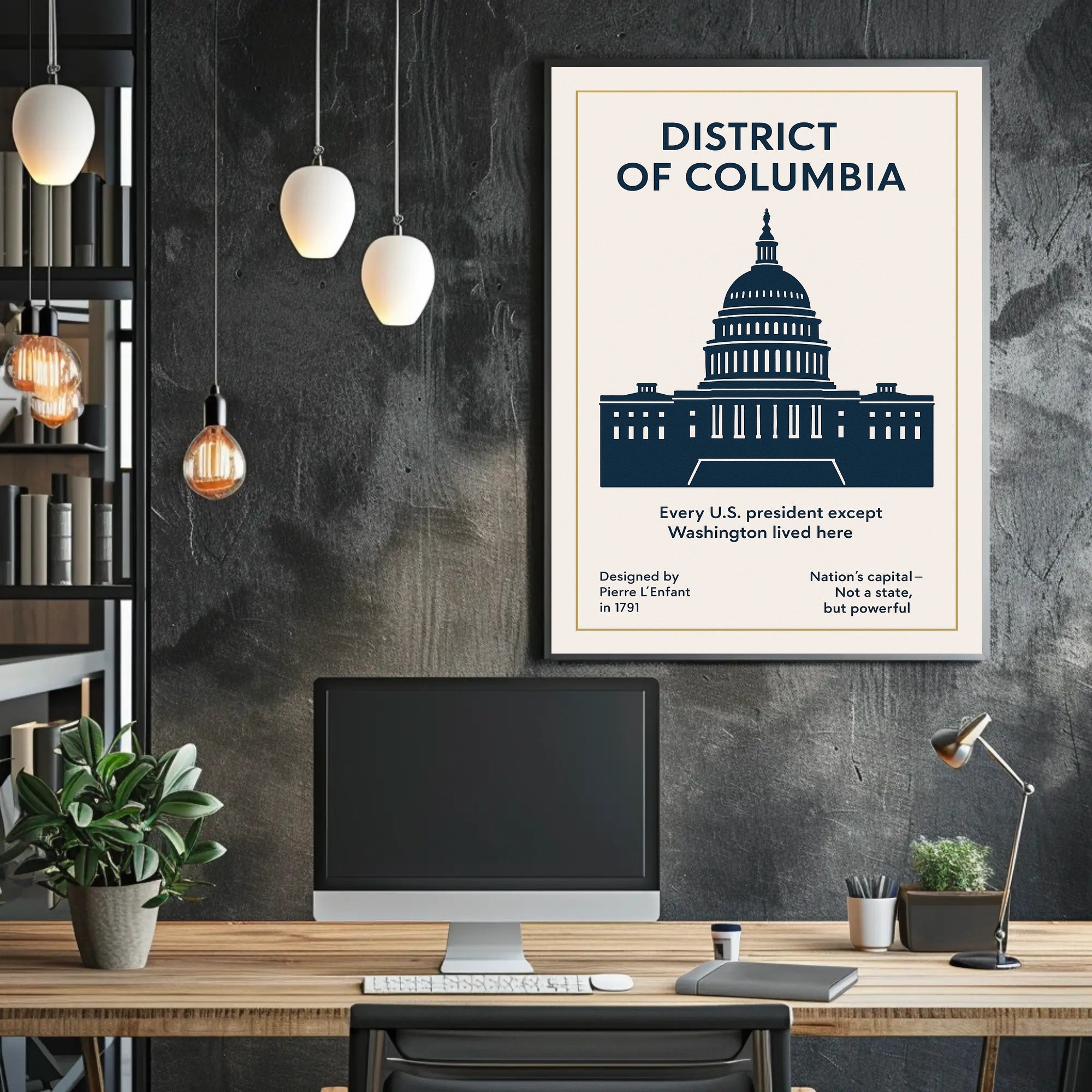 Washington D.C. The Nation’s Capital Poster