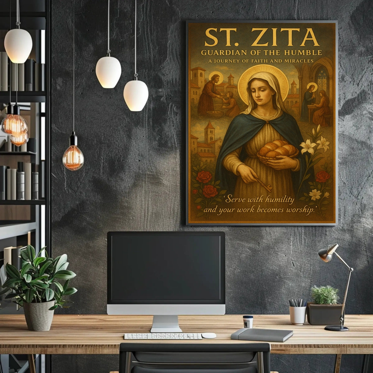 St. Zita Guardian of the Humble Poster