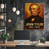 John Tyler Presidential Term 1841-1845 Poster