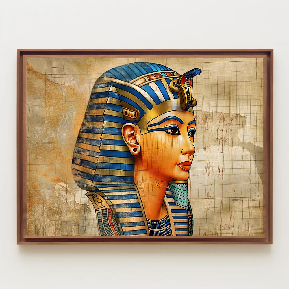 Majestic Pharaoh: Timeless Egyptian Art Poster