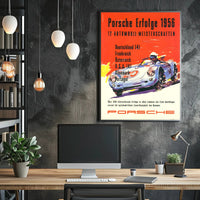 Porsche Racing Achievements 1956 Poster
