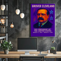 Grover Cleveland 24th President Poster
