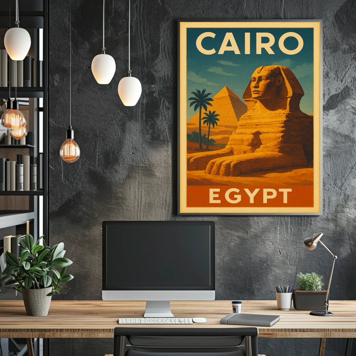 Cairo Egypt Travel Poster