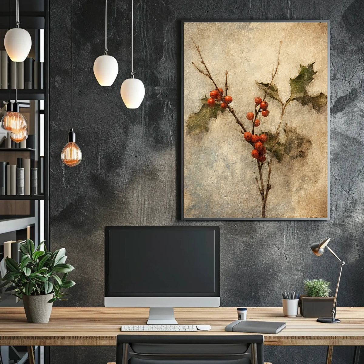 Holly Branch Artistry Poster