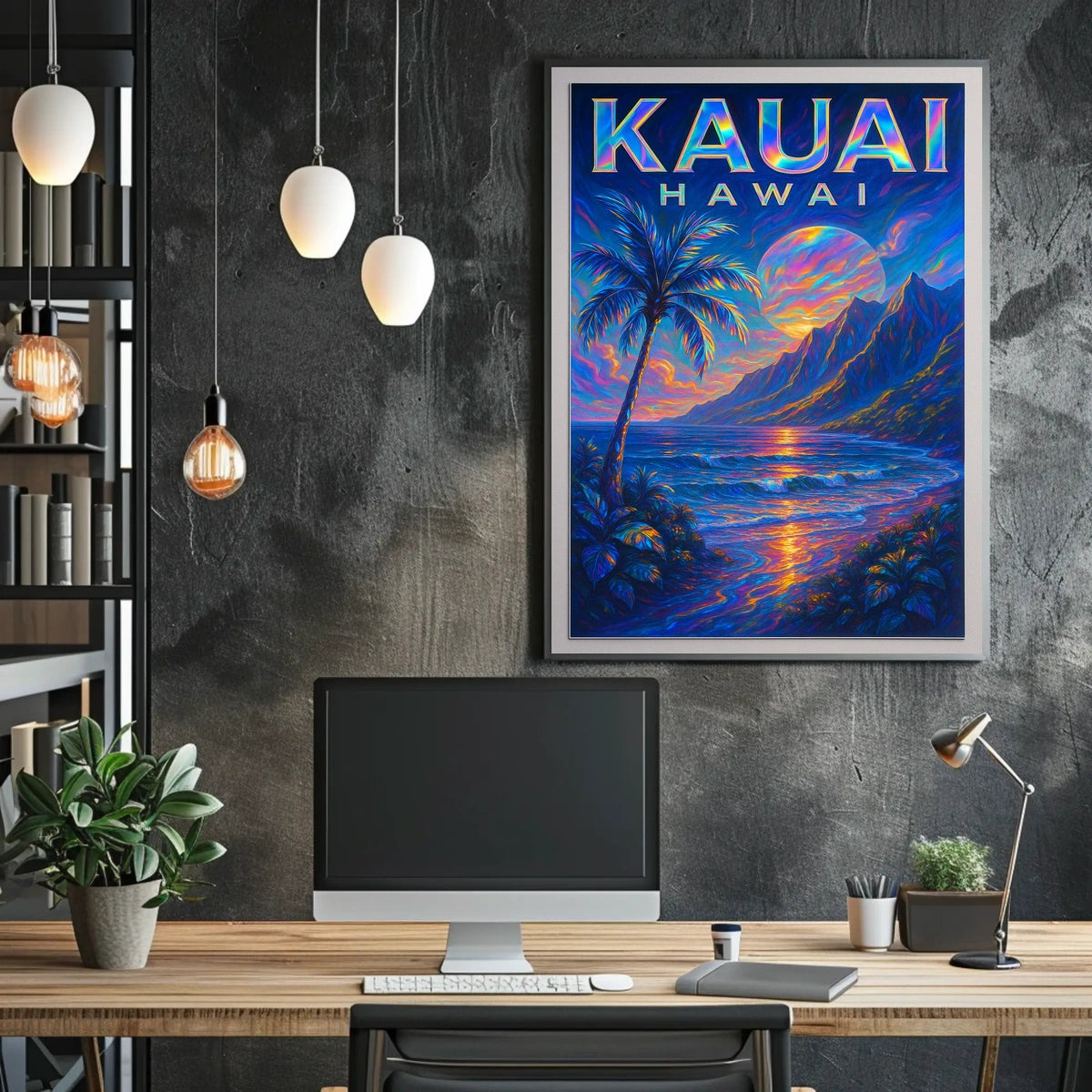 Kauai, Hawaii Tropical Paradise Poster