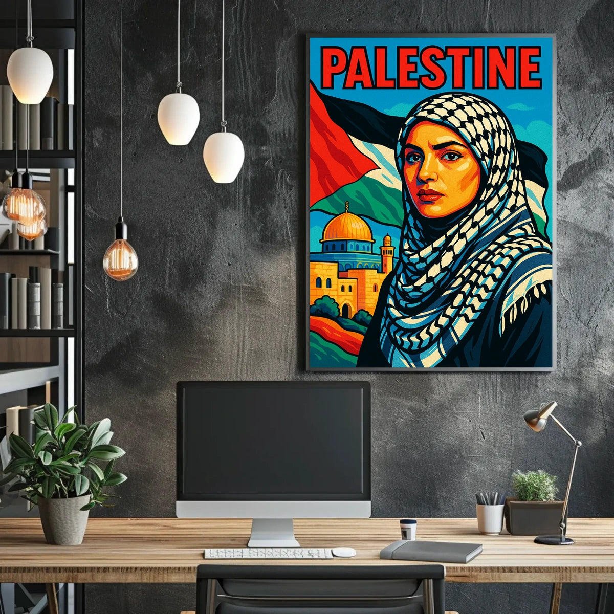 Palestine A Symbolic Tribute Poster