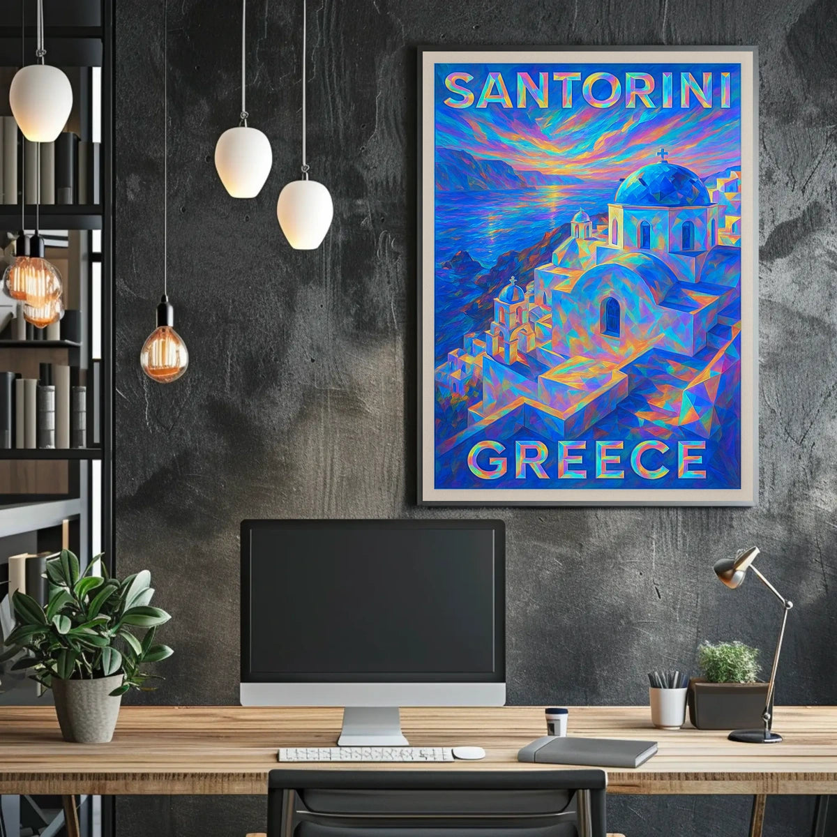Santorini, Greece Poster