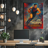 The Original All-American Jim Thorpe Poster