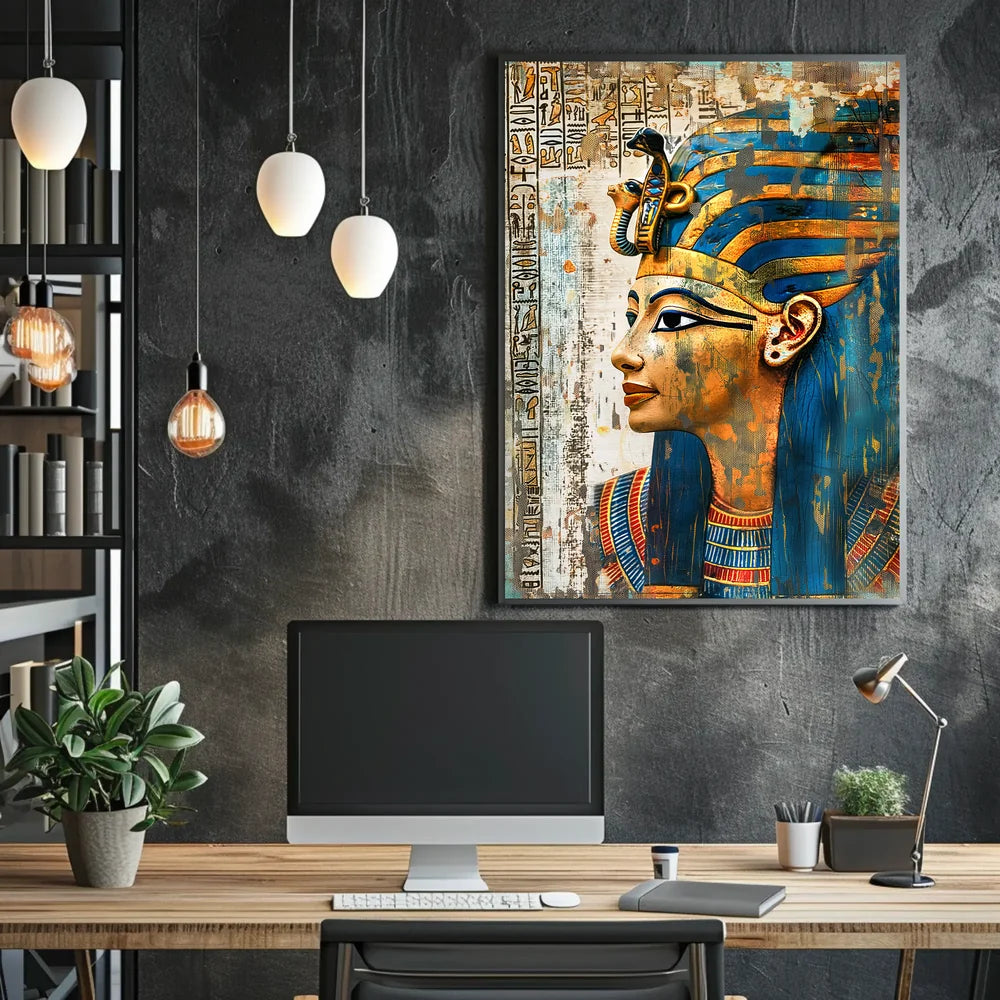 Vintage Car and Classical Architecture Poster