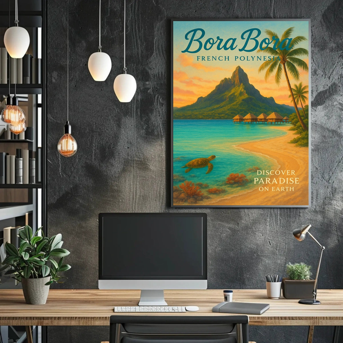 Bora Bora Discover Paradise Poster