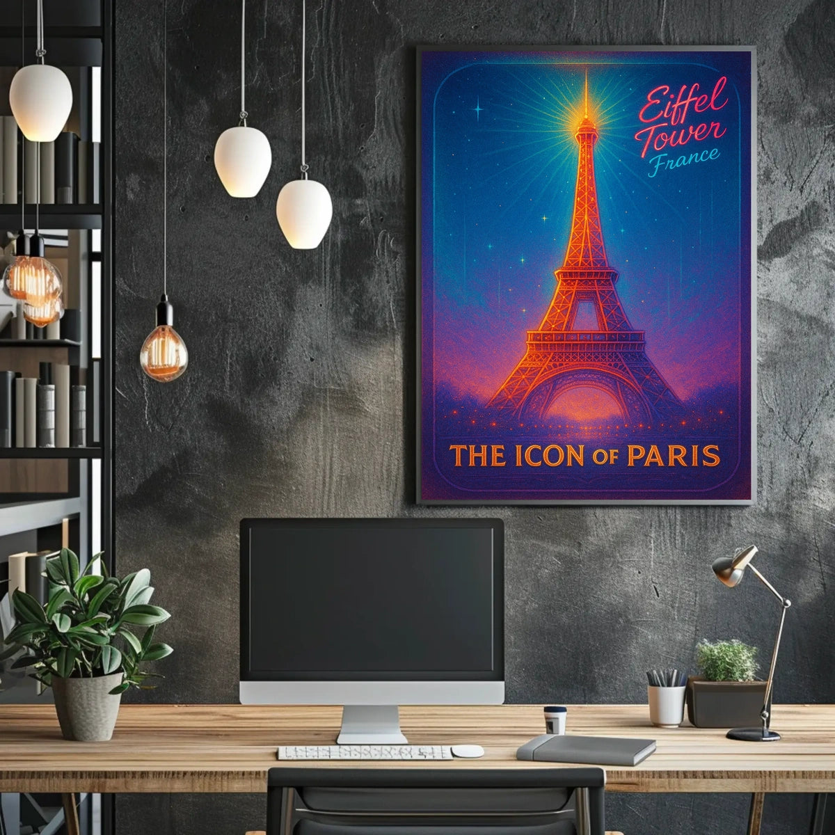 The Icon of Paris Poster