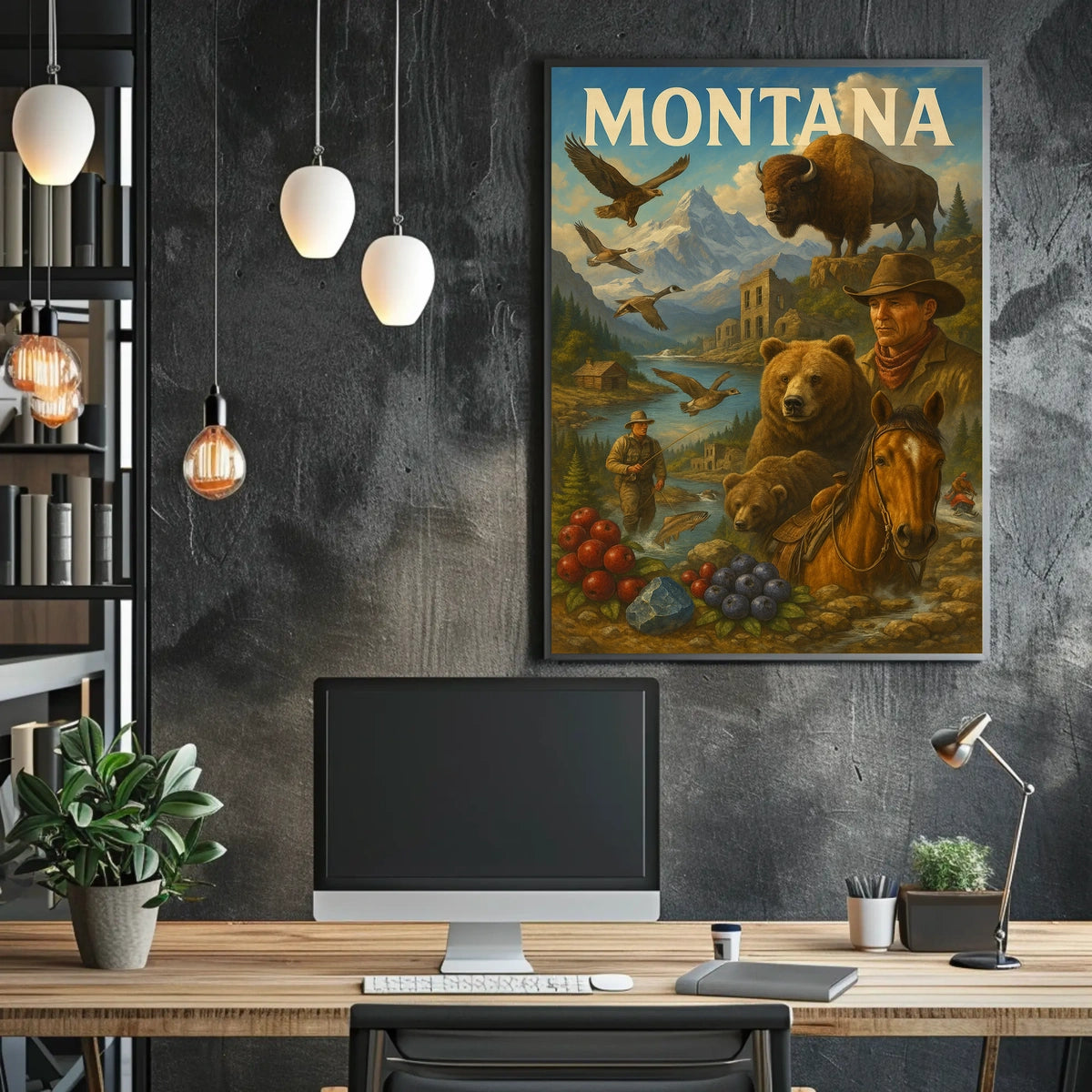 Montana Wilderness Poster