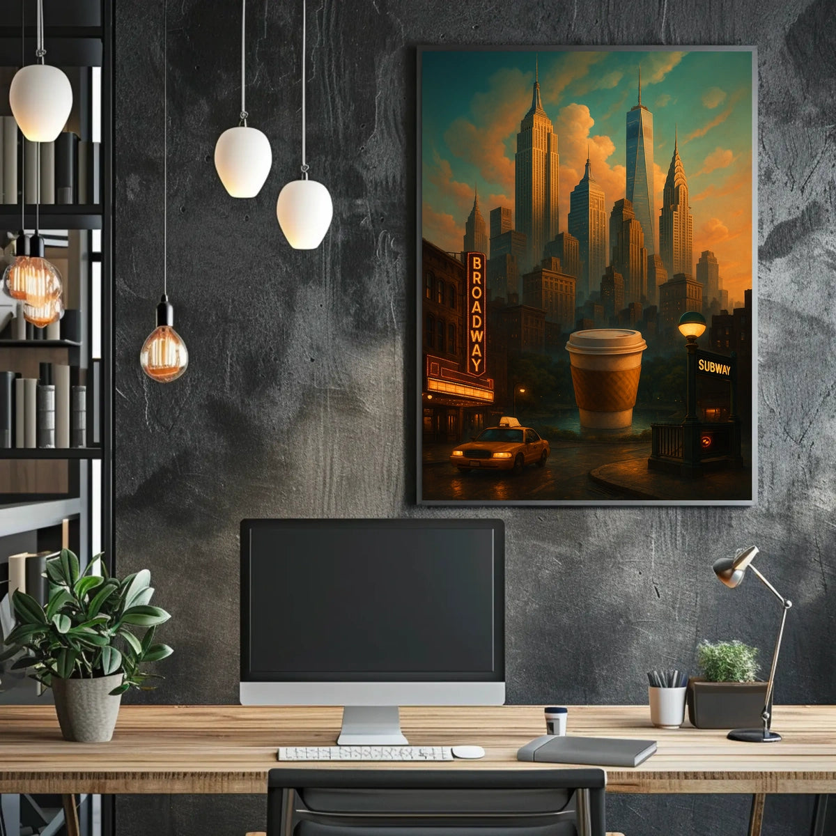 Artistic Expression Abstract Wall Decor Poster