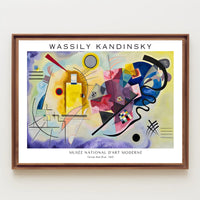 Wassily Kandinsky Yellow-Red-Blue Poster
