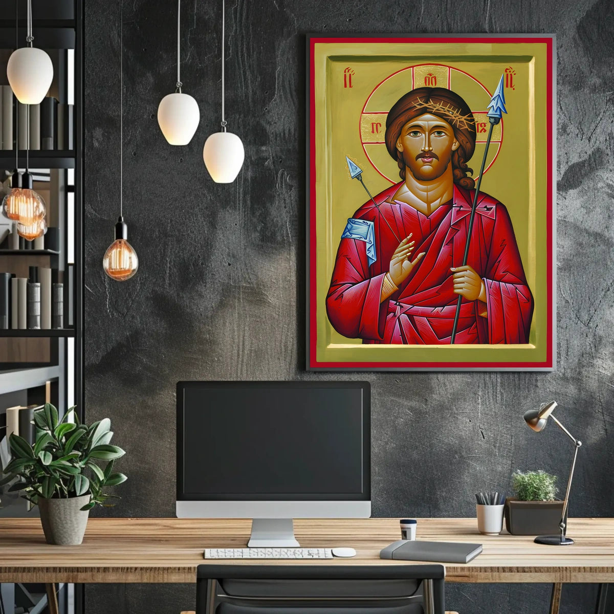 Icon of Christ Poster