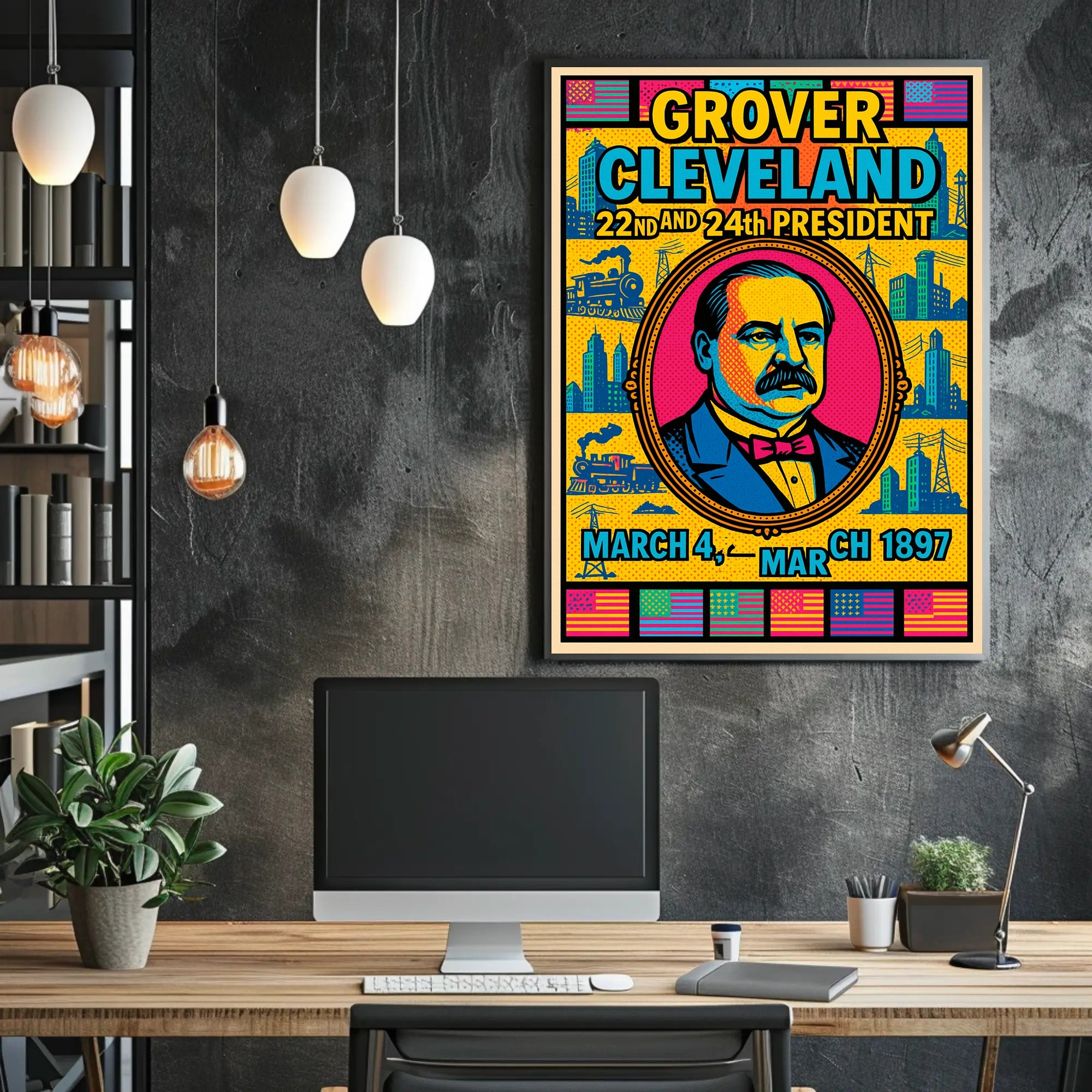 Grover Cleveland 22nd and 24th President Poster PosterGoat