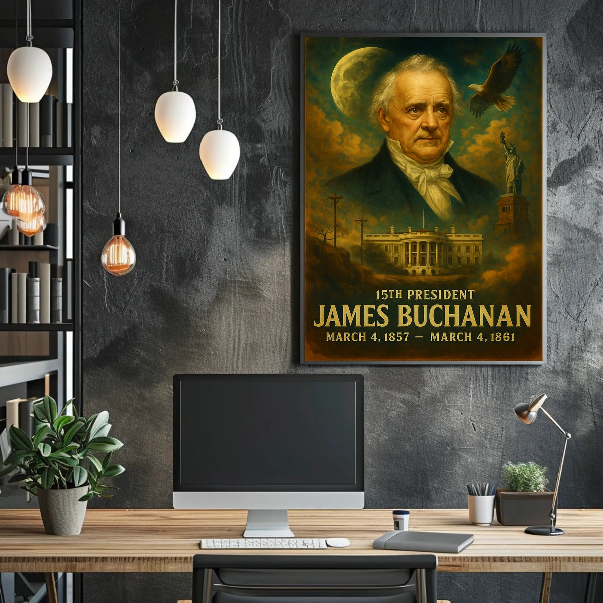 James Buchanan Neoclassical Realism History Buff Poster