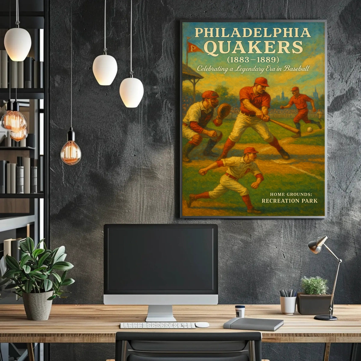 Philadelphia Quakers Celebrating A Poster