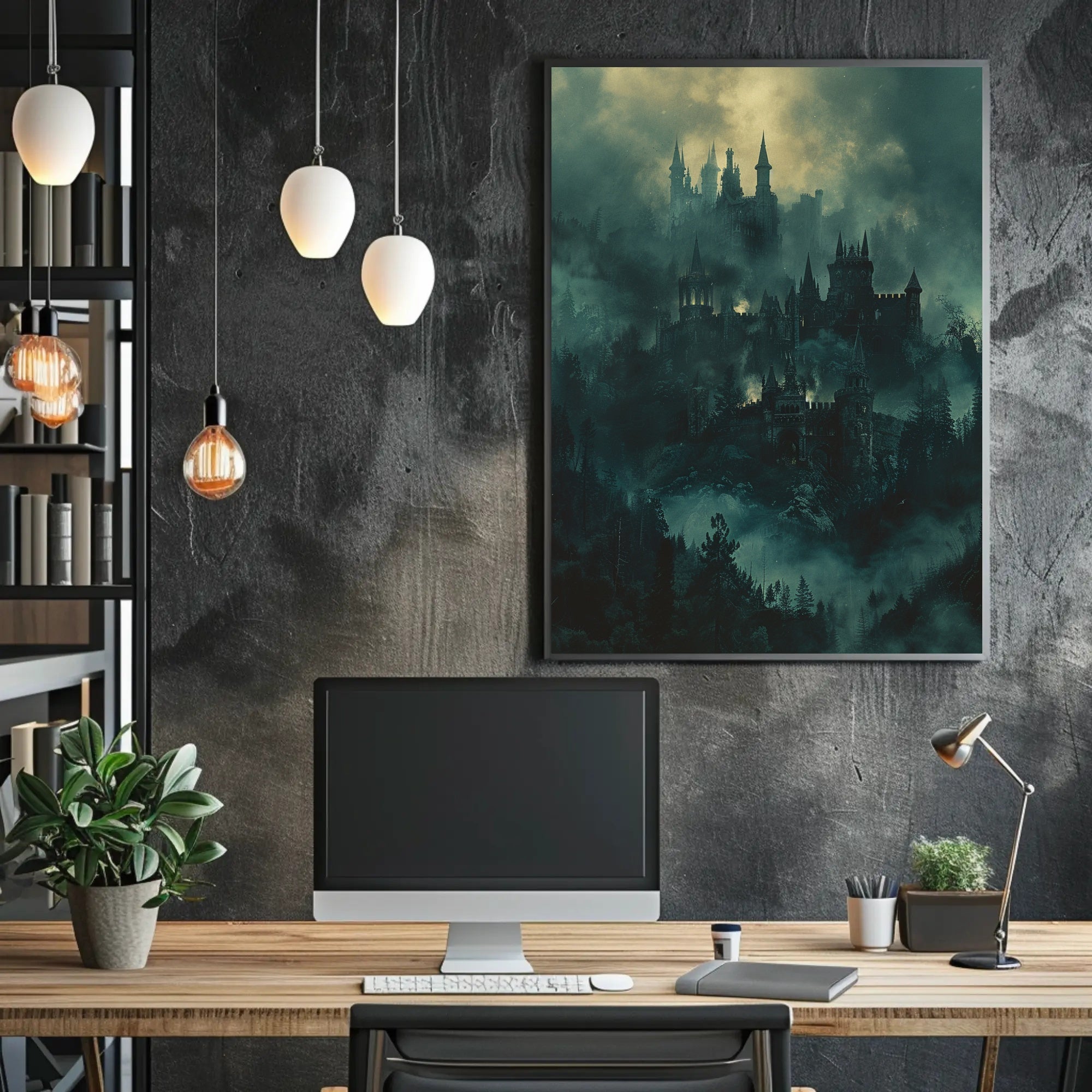 Whimsical Llama Glasses Pencil Art Poster Print PosterGoat