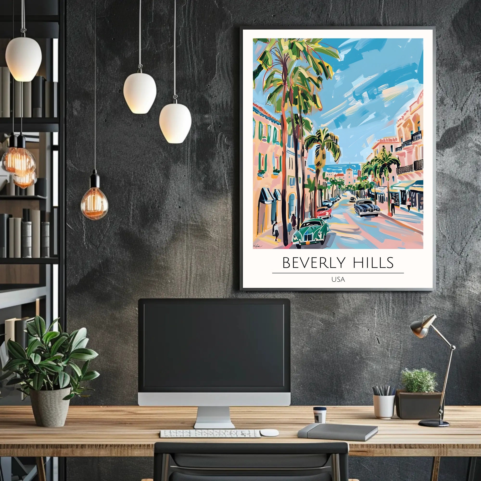 Beverly Hills Vibes Poster PosterGoat