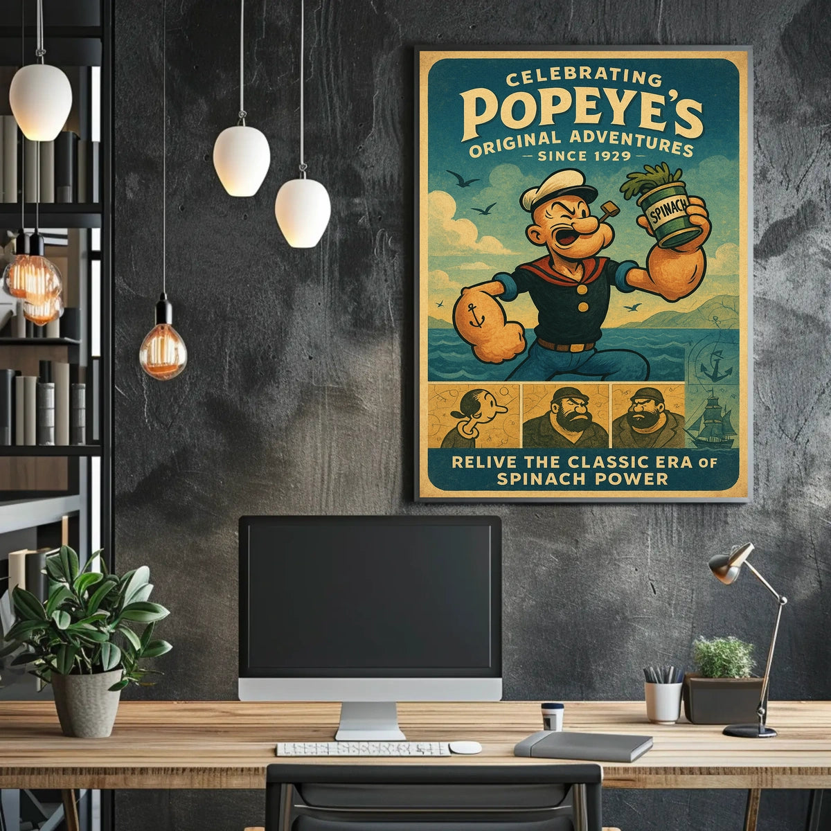Popeye 1929 Art Poster POP-135