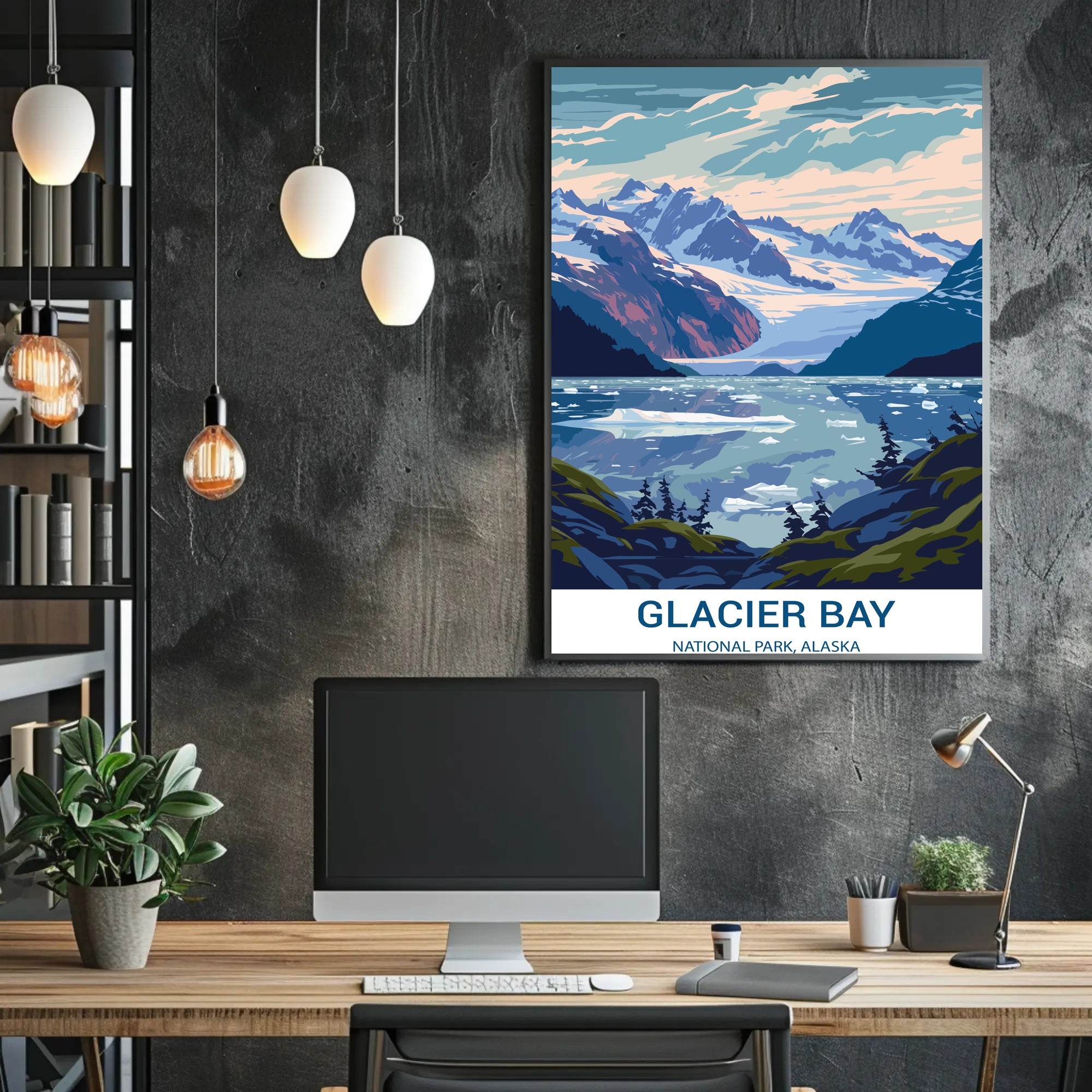 Glacier Bay Serenity National Park Poster