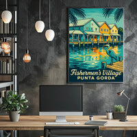 FishermenS Village Punta Gorda Poster