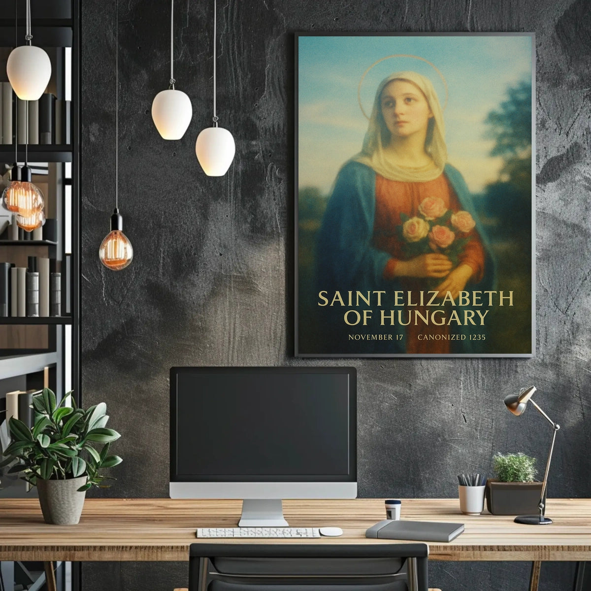 Saint Elizabeth Of Hungary Poster