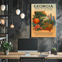 Georgia Heart Of The South Poster