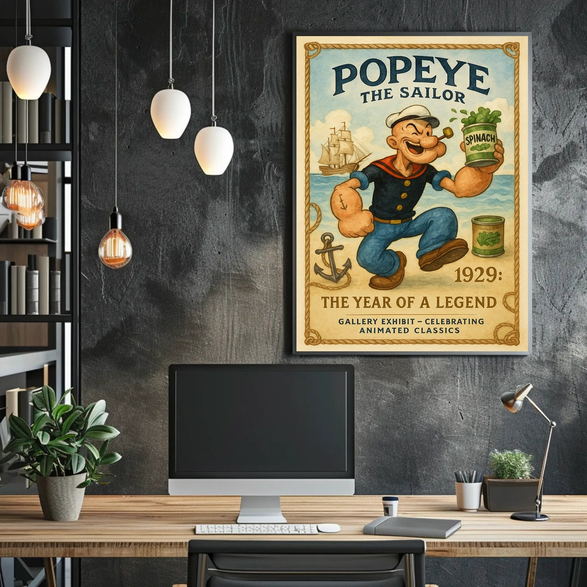 Popeye 1929 Art Poster POP-36