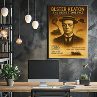 Buster Keaton The Great Stone Face Poster