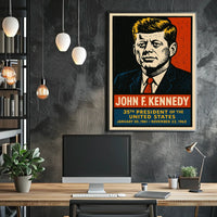 John F. Kennedy 35th President Poster