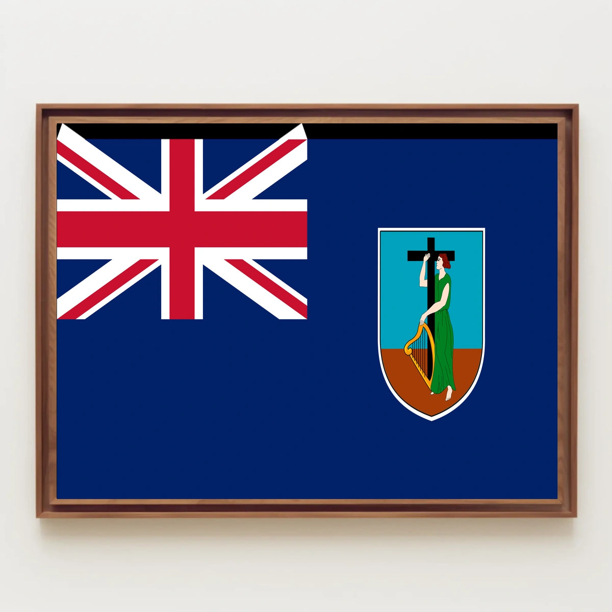 Montserrat Flag Poster