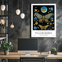 William Morris Cotton Prints Exhibition Poster