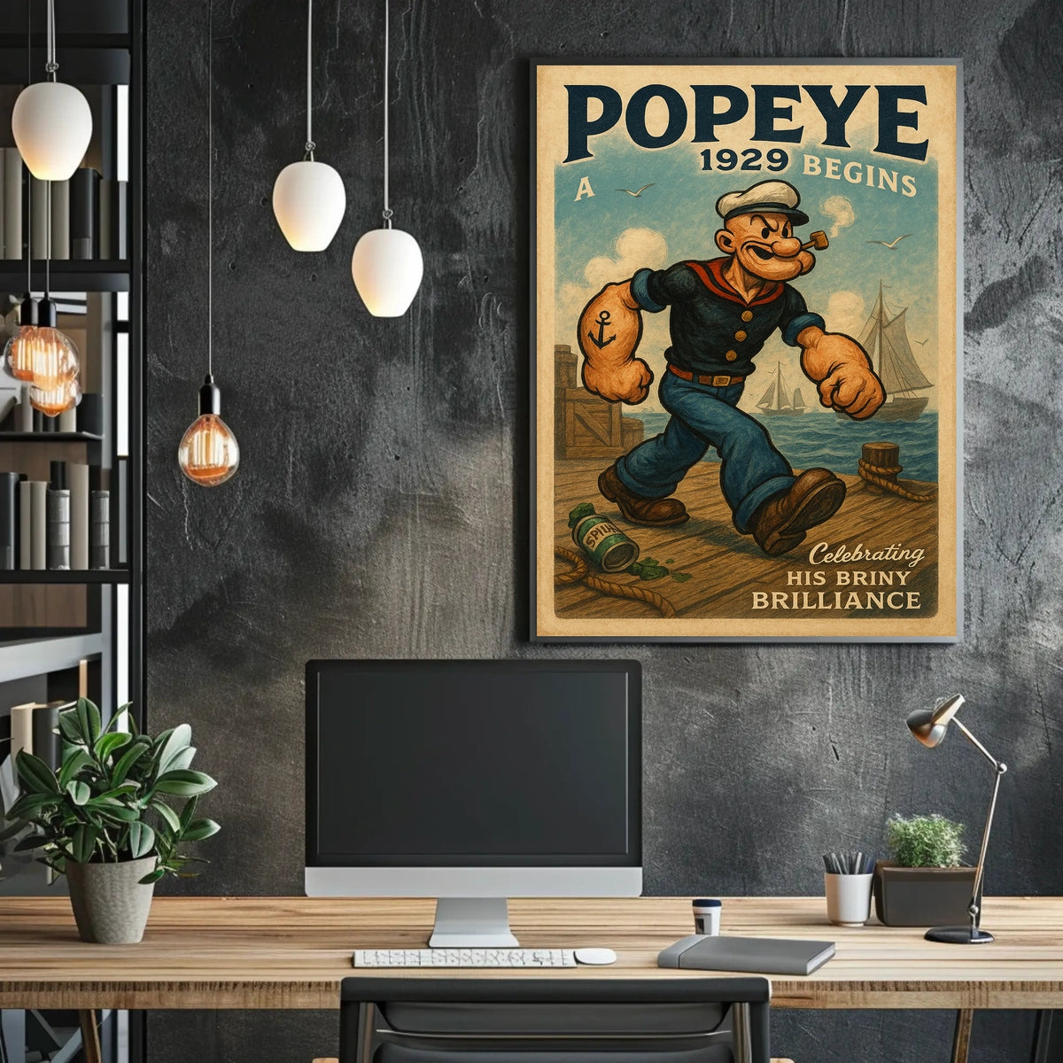 Popeye 1929 Art Poster POP-140