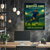 Soccer Stadium Action: Sports Poster PosterGoat