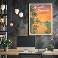 Naples, Florida Discover Coastal Elegance Poster