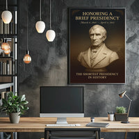 Honoring a Brief Presidency Poster