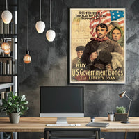 Liberty Loan Patriotic World War I Propaganda Poster